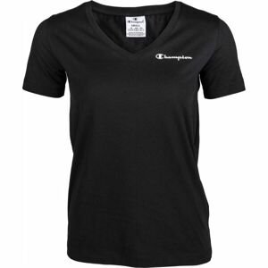 Champion V-NECK T-SHIRT Dámské tričko, černá, velikost L