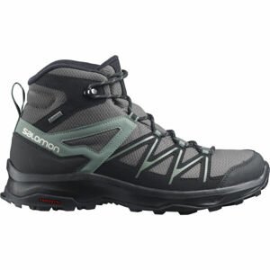 Salomon DAINTREE MID GTX Pánská turistická obuv, tmavě šedá, velikost 45 1/3