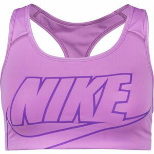 Nike SWOOSH FUTURA BRA Dámská sportovní podprsenka, fialová, veľkosť XS