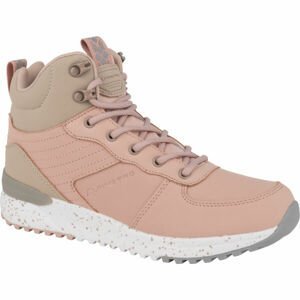 ALPINE PRO REGALLA Dámská outdoorová obuv, Růžová,Béžová,Bílá, velikost 38