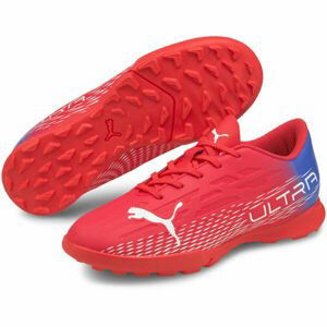 Puma ULTRA 4.3 TT JR Dětské turfy, Červená,Bílá,Modrá, velikost 34.5