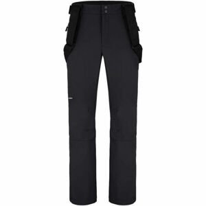 Loap LEKAN Pánské lyžařské softshellové kalhoty, černá, velikost XL