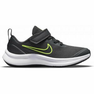 Nike STAR RUNNER 3 Dětská volnočasová obuv, černá, veľkosť 33.5