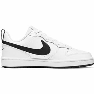 Nike COURT BOROUGH LOW 2 Chlapecké tenisky, Bílá,Černá, velikost 7Y