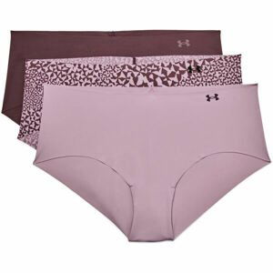 Under Armour PS HIPSTER 3PACK PRINT Růžová M - Dámské kalhotky