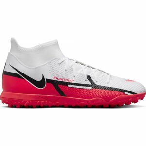 Nike PHANTOM GT2 CLUB DF TF Pánské turfy, Bílá,Červená,Černá, velikost 10.5