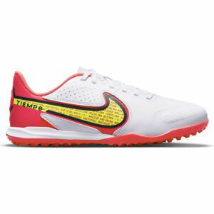 Nike JR TIEMPO LEGEND 9 ACADEMY TF Dětské turfy, bílá, velikost 36.5