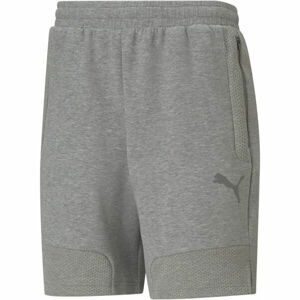 Puma TEAMCUP CASUALS SHORTS Pánské sportovní šortky, šedá, velikost L