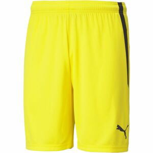 Puma TEAM LIGA SHORTS Pánské šortky, žlutá, velikost L