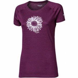 Progress TARANAKI Dámské triko z Merino vlny, fialová, velikost M