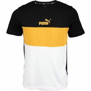 Puma ESS COLORBLOCK TEE  XXL - Pánské triko