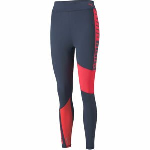 Puma TRAIN FAVORITE LOGO HIGHT 7/8 LEGGINGS Dámské legíny, tmavě modrá, veľkosť S