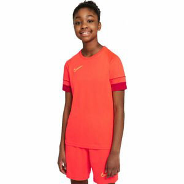 Nike DRI-FIT ACADEMY Dětské fotbalové tričko, červená, veľkosť L