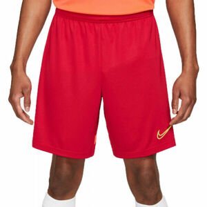 Nike DF ACD21 SHORT K M Pánské fotbalové kraťasy, Červená,Žlutá, velikost S