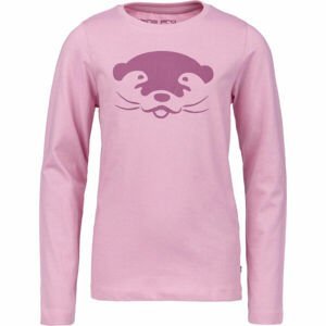 ALPINE PRO Dívčí tričko Dívčí tričko, růžová, velikost 140-146