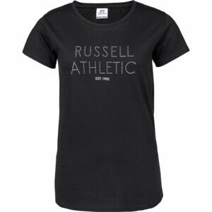 Russell Athletic S/S TEE Dámské tričko, černá, veľkosť S