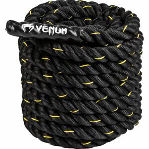 Venum CHALLENGER BATTLE ROPE Posilovací lano, černá, veľkosť 12 M