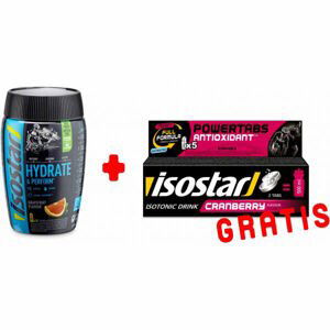 Isostar HYDRATE PERFORM 400 G GREP + TABLETY BOX BRUSINKA 120 G zdarma Isotonický nápoj v prášku + rozpustný v tabletách, , velikost