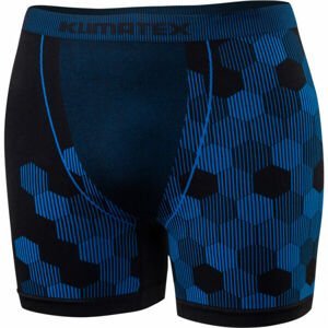 Klimatex DIXI Pánské bezešvé boxerky, Modrá,Černá, velikost