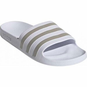 adidas ADILETTE AQUA Unisexové pantofle, bílá, velikost 46