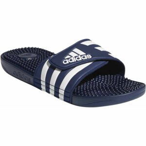 adidas ADISSAGE Unisexové pantofle, tmavě modrá, velikost 44 2/3