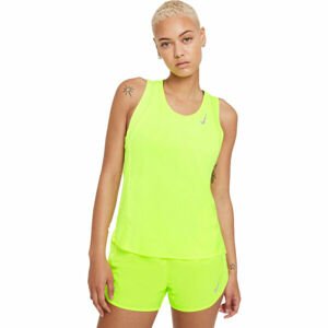 Nike DF RACE SINGLET W Dámské běžecké tílko, reflexní neon, velikost S