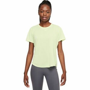 Nike ONE DF SS STD TOP PLUS W Dámské sportovní tričko plus size, světle zelená, velikost 3x
