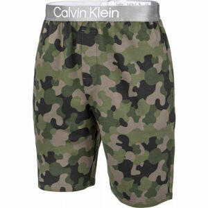 Calvin Klein SHORT Pánské pyžamové kraťasy, khaki, veľkosť XL