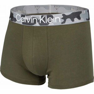 Calvin Klein TRUNK Pánské boxerky, khaki, velikost L