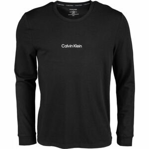 Calvin Klein L/S CREW NECK Pánské triko s dlouhým rukávem, Černá, velikost XL