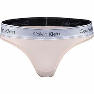 Calvin Klein THONG Dámská tanga, béžová, velikost XS