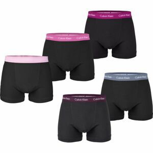 Calvin Klein LOW RISE TRUNK 5PK Pánské boxerky, černá, velikost L