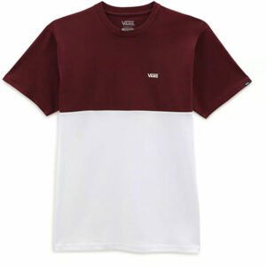 Vans COLORBLOCK TEE Pánské triko, bílá, veľkosť XL