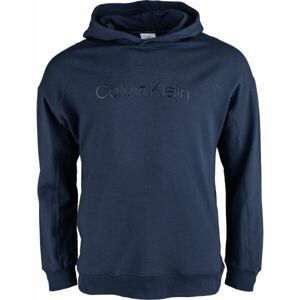 Calvin Klein L/S HOODIE Pánská mikina, tmavě modrá, velikost XL