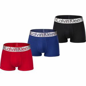 Calvin Klein TRUNK 3PK Pánské boxerky, červená, velikost XL