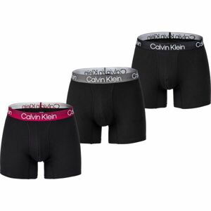 Calvin Klein BOXER BRIEF 3PK Pánské boxerky, černá, velikost L