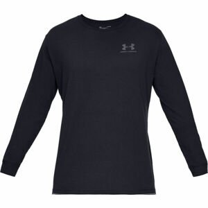 Under Armour SPORTSTYLE LEFT CHEST Pánské triko, černá, velikost