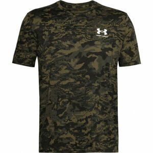 Under Armour ABC CAMO SS Pánské triko, khaki, velikost XXL