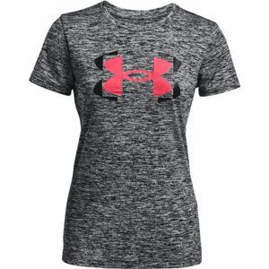 Under Armour TECH TWIST GRAPHIC SSC Dámské triko, tmavě šedá, velikost