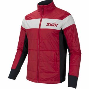 Swix SURMOUNT PRIMALOFT Pánská bunda, vínová, veľkosť XL