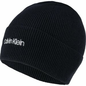 Calvin Klein ESSENTIAL KNIT BEANIE Dámská čepice, černá, velikost UNI