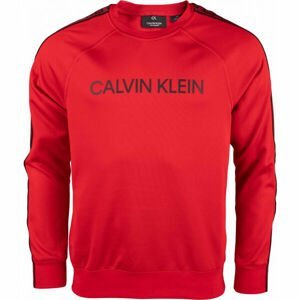 Calvin Klein PULLOVER Pánská mikina, červená, velikost M