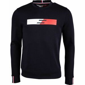 Tommy Hilfiger GRAPHIC CREW Pánská mikina, tmavě modrá, velikost XL