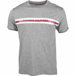 Tommy Hilfiger CN SS TEE LOGO Pánské tričko, šedá, velikost L