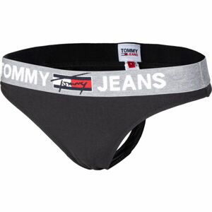 Tommy Hilfiger THONG Dámská tanga, černá, velikost M