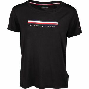 Tommy Hilfiger SS TEE Dámské tričko, černá, veľkosť S