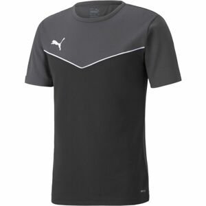 Puma INDIVIDUAL RISE JERSEY TEE Fotbalové triko, černá, veľkosť XL