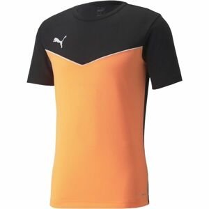 Puma INDIVIDUAL RISE JERSEY TEE Fotbalové triko, oranžová, veľkosť L