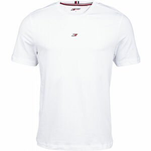 Tommy Hilfiger MOTION FLAG LOGO TEE Pánské tričko, bílá, velikost S