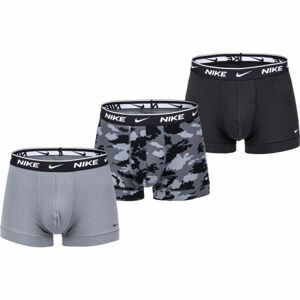 Nike EDAY COTTON STRETCH Pánské boxerky, šedá, velikost S